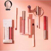 EBO ชุดดินสอดินสอบขียนขอบปากลิปสติกเนื้อแมทน้ำสีสันสดใสให้ความชุ่มชื้นยาวนานลิปสีสำหรับงานเลี้ยงประจำวัน