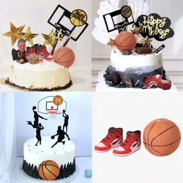 First Birthday Basketball Cake Topper. Basketball Party Decorations.  Basketball Birthday Party. Basketball Net Cake Topper. 