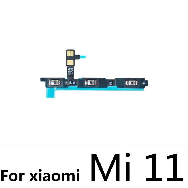 2ชิ้นปุ่มปุ่มเปิดปิด-ปุ่มด้านที่ปรับเสียงขึ้นลงแบบโค้งเหมาะสำหรับ-a1-xiaomi-mi-a2-11-8-9-10t-lite-mi-6-8-9-se-note-10-poco-x3-f1