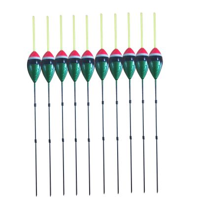 【YF】◐  Newdonghui 10pcs/Lot Fishing Float Bobber 1.0g Buoyancy Oem Factory Store 20116111