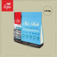 Origen Six fish อาหารแมว  สูตรเนื้อปลา 6 ชนิด (1.8 kg.)