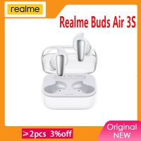 ZZOOI Realme Buds Air 3S TWS Earphone Bluetooth 5.3 30 Hours Battery Life IPX5 Waterproof AI ENC Call Noise Cancellation