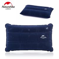 Naturehike Outdoor Camping Travel เดินป่า Ultralight แบบพกพา Inflatable การบีบอัดพับ Anti-Slip หมอน2สี