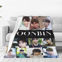 Kpop Astro Moonbin Custom Blanket Ultra-Soft Micro Fleece Blanket Lovely Air Conditioning Blanket Fit Couch Bed Sofa for