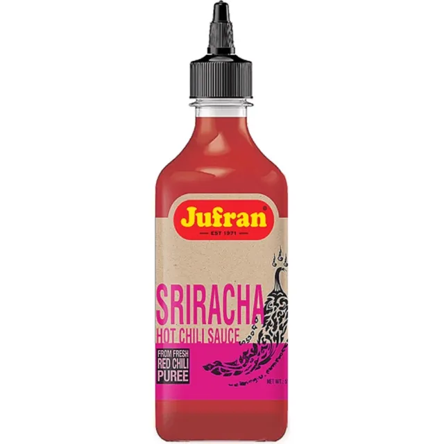Jufran Sriracha Hot Chili Sauce 515g 18.17oz from Fresh Red Chili Puree