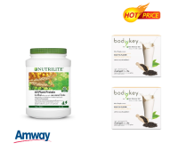 โปร 9.9 ส่งฟรี **เซตลดน้ำหนัก 1 เดือน แท้ฉลากไทย** นิวทรีไลท์ออลแพลนท์โปรตีน Nutrilite Protein all plant Amway 900 g.+ bodykey บอดี้คีย์ ผลิตภัณฑ์ทดแทนมื้ออาหาร