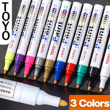 Marker Pens, Fluorescent Pen, Premium Resin Mold Pen, Metallic Pen, DIY Epoxy Highlight Pen, Waterproof Ink Paint Pens(Gold)