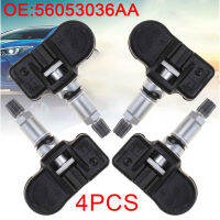 4ชิ้นใหม่ TPMS ยางความดันอากาศการตรวจสอบระบบเซ็นเซอร์สำหรับ Dodge Chrysler รถจี๊ป315เมกะเฮิร์ตซ์56053036AA