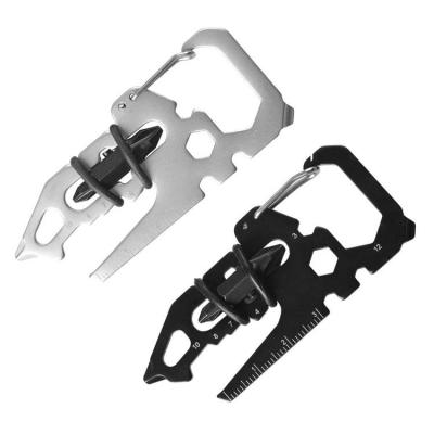 Survival Multitool Card 15-In-1 Multi-Tool Card Pocket Tools with Ruler Screwdriver Wrench Mens Survival Gear for Hiking Camping Outdoor pleasure