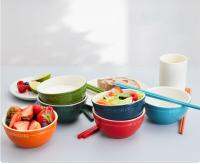 ZWILLING  Six-color bowl family set home ceramic bowl dinnerware set multi-color