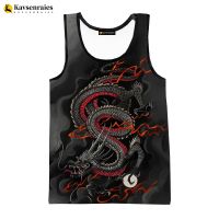 hot【DT】 Printed Men Fashion Streetwear Sleeveless Shirts Quick-drying T-shirt Mens Clothing