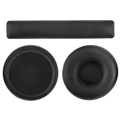 Earpads Cushion Cover Leather Headband Replacement Head Beam for JBL Synchros E40BT E40 Bluetooth Headphones 1 Set