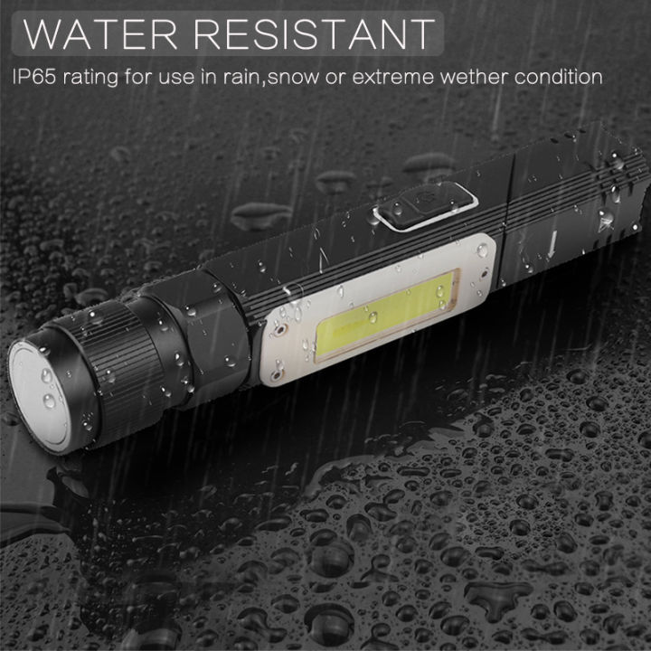 15000lm-handfree-flashlight-tactical-dual-fuel-90-degree-twist-rotary-clip-rechargeable-super-bright-5-modes-led-torch-outdoor
