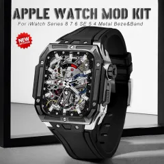 Luxury Modification Kit For Apple Watch Ultra 49mm Carbon Fiber