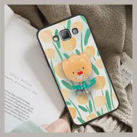 TPU foothold Phone Case For Samsung Galaxy A5/SM-A500F Soft Case Dirt-resistant phone stand holder Anti-knock Cartoon