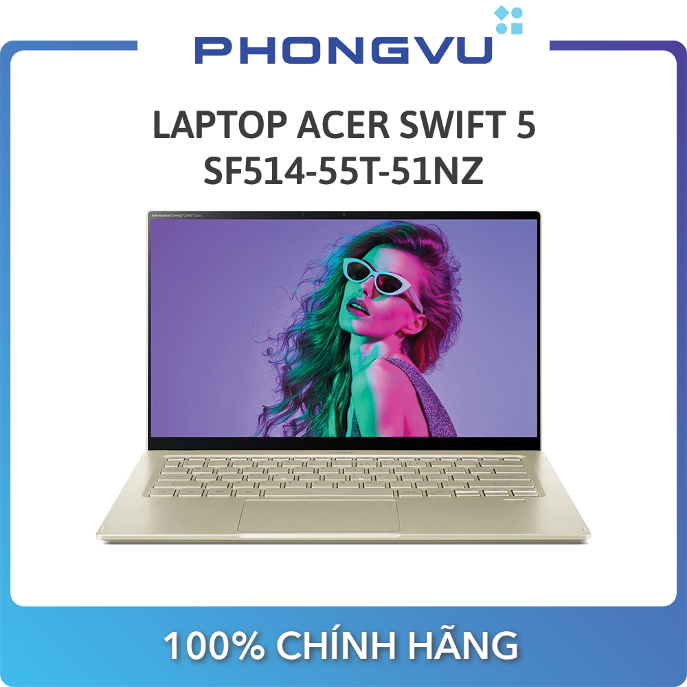 Laptop Acer Swift 5 SF514 ( 14 inch FHD/i5-1135G7/8GB/512GB SSD/Win10 Home) (Vàng)