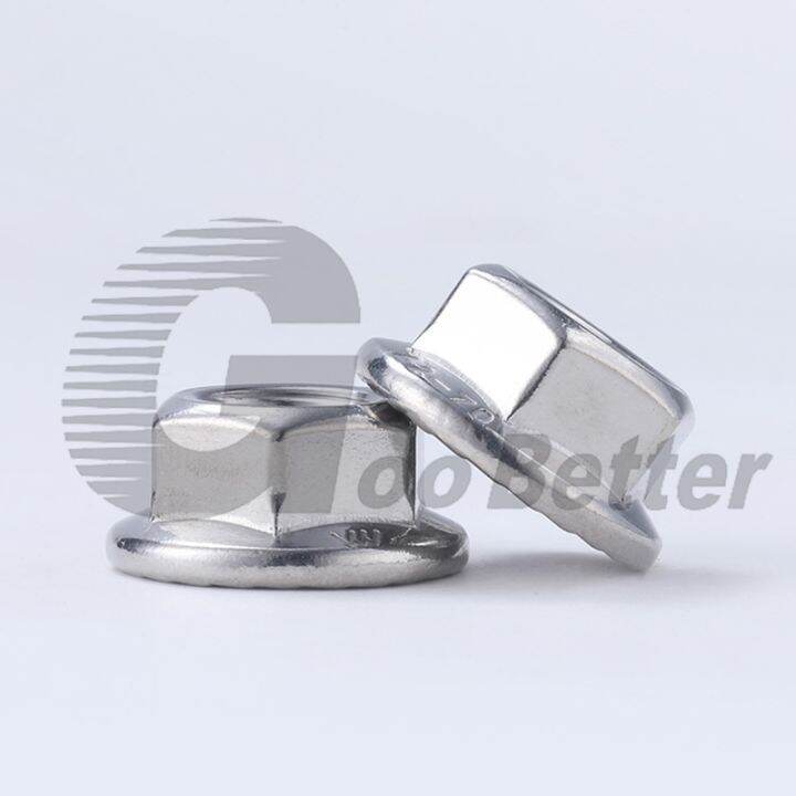 201-316-baja-tahan-karat-hexagon-flange-nuts-m3-m4-m5-m6-m8-m10-m10-hex-head-serrated-spinlock-locking-nut