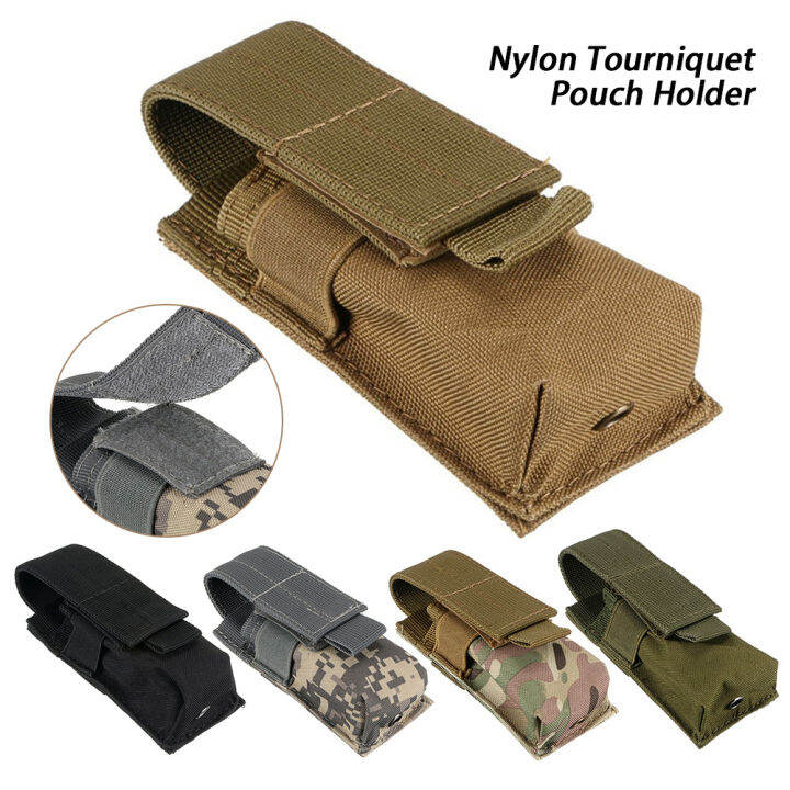 HK MOLLE Nylon Pouch Tourniquet Pouch Holder Trauma Shears EMT Storage