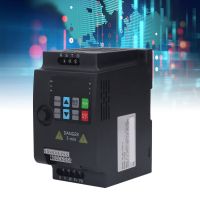 ZhongXiong ไดรฟ์ความถี่ตัวแปร VFD 3 เฟส AC380V อินพุต AC0-380V เอาต์พุตรางการติดตั้งอินเวอร์เตอร์ความถี่ 1.5KWTH