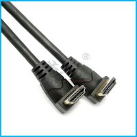 【support】 CarbonCOPY HDMI 4K 3D สั้นสาย HDMI มุม90องศาคู่ลงสายสาย HDMI มุมตัวผู้กับตัวผู้เมตรสาย HDMI 0.3เมตร0.6เมตร1.8เมตร