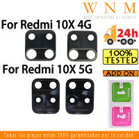 สำหรับ Xiaomi Redmi Note 10X 4G 10X5G เลนส์กระจกกล้องด้านหลังหลังที่ครอบสำหรับ Xiaomi Xiaomi Redmi Note 10X 4G 5G พร้อมกาวสำหรับเปลี่ยน