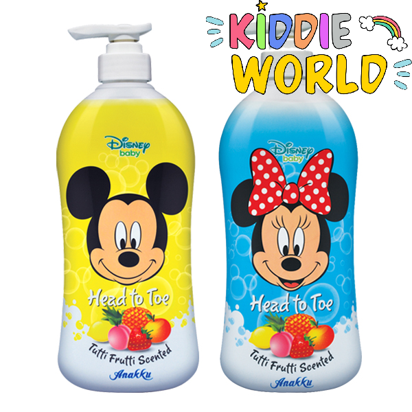 Anakku Disney Baby Bath HEAD TO TOE Tutti Frutti Scented/Disney Mandian HEAD TO TOE Bayi (700ml