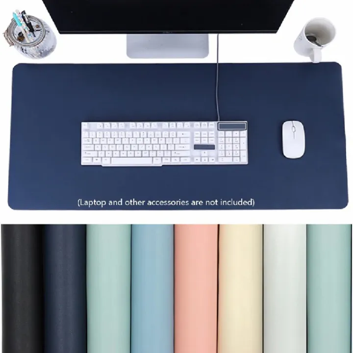 Doubleside Portable Mouse Pad PU Leather Laptop Pad Antifouling