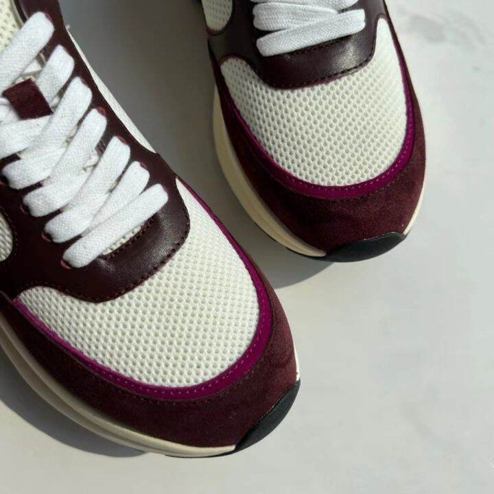 2023-new-tory-burch-two-colors-cowhide-breathable-mesh-fabric-stitching-lace-up-sneaker-casual-shoes