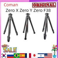 Coman Zero X Zero Y ศูนย์ Y F38น้ำหนักเบาขาตั้งกล้องท่องเที่ยวคาร์บอนไฟเบอร์เต็ม1/4ขาตั้งกล้อง DSLR กลางแจ้งแบบมืออาชีพ