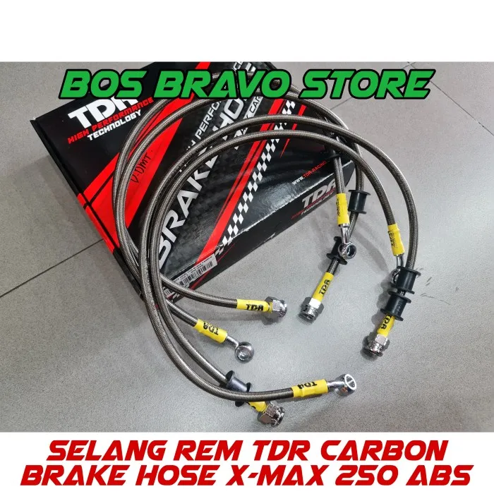 Selang Rem Tdr Carbon Xmax Abs Brake Hose Xmax Abs Tdr Racing