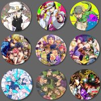 【CC】 Jojos Bizarre Adventure Badges Anime Accessories Kujo Jotaro Brooch Pins Collection Breastpin for