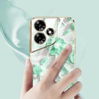 เคสหรูหราสำหรับ Infinix Hot 30 Play 30i สุดฮอต X669 X6831แฟชั่นภาพสีน้ำมันกันกระแทกเคสโทรศัพท์ป้องกันโทรศัพท์พร้อมฟรีสายคล้อง