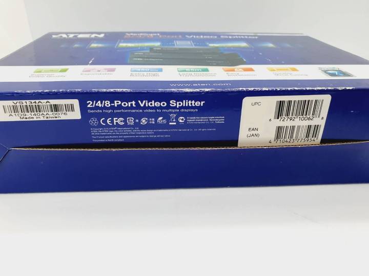 aten-4-port-vga-splitter-รุ่น-vs134a-กระจายสัญญาณวิดีโอจากคอมพิวเตอร์-vga-d-sub