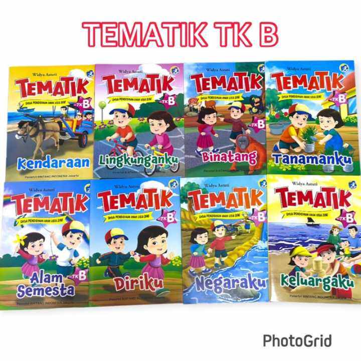 Buku Tematik TK B|LKS Tematik TK B Ukuran A4 - Harga Satuan - AF ...