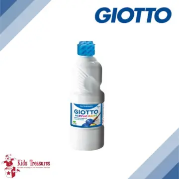 Giotto Washable Tempera Paint 500 Ml White