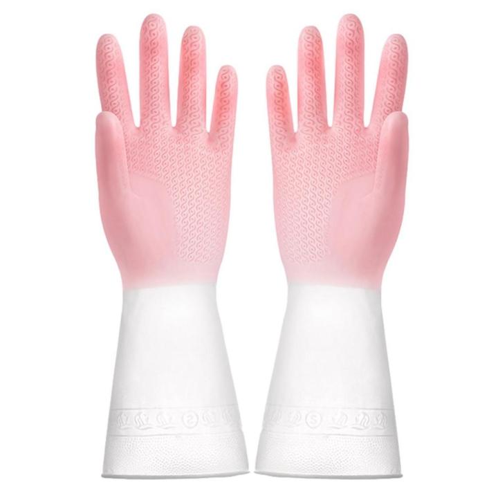 1pair-rubber-cleaning-gloves-dishwashing-cleaning-gloves-scrubber-dish-washing-rubber-gloves-cleaning-tools-reusable-safety-gloves