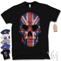 England Union Jack Flag Skull United Kingdom Great Brin T-Shirt. Summer Cotton Short Sleeve O-Neck Mens T Shirt New S-3Xl - T-Shirts - Aliexpress