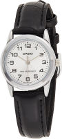 Casio Womens LTPV001L-7B Black Leather Quartz Watch