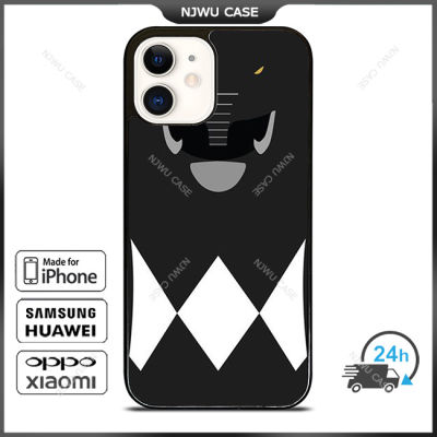 Power Rangers Black Phone Case for iPhone 14 Pro Max / iPhone 13 Pro Max / iPhone 12 Pro Max / XS Max / Samsung Galaxy Note 10 Plus / S22 Ultra / S21 Plus Anti-fall Protective Case Cover