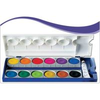 Pelikan สีน้ำชนิดก้อน (ทึบแสง) 12สี,24สี