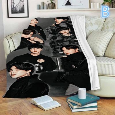 BTS Blanket Sofa Bed Blanket Super Soft Warm Bangtan Boys 3D Print Blanket Cover Fleece Throw Blanket R