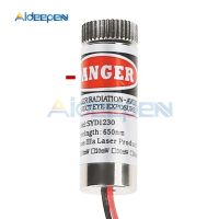 โมดูลเลเซอร์แบบกากบาท Dc 3-5V 650nm 5Mw สีแดง/เส้น/กากบาทหัวเลนส์กระจกลำแสงปรับได้ระดับอุตสาหกรรม