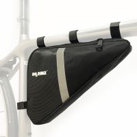 Sport Bicycle Triangle Frame Bag Bike rainproof Bag Storage Top Tube Bag Training Saddle Frame Strap-On Pouch for Cycling