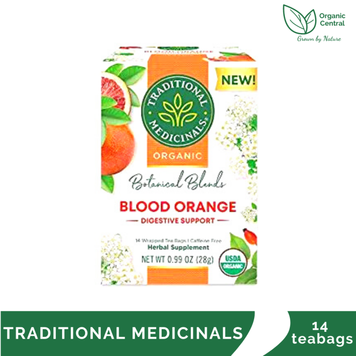 Traditional Medicinals Organic Blood Orange Tea 14 Teabags Lazada PH