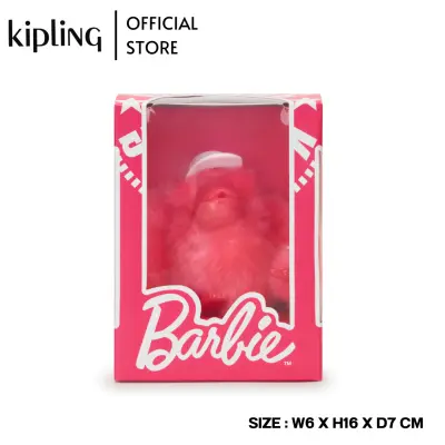 KIPLING รุ่น พวงกุญแจลิง BARBIE MONKEY สี Lively Pink Barbie X Kipling