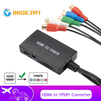 INIOICZMT HDMI to YPbPr Converter Support 1080P 720P Compatible With DVD, Blu-Ray Player, PS2, PS3, Xbox to The New HD