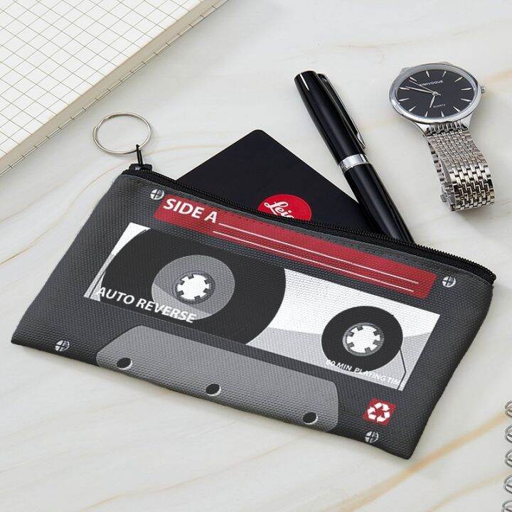 new-style-unisex-funny-retro-magnetic-tape-cartoon-picture-coin-purse-lady-wallet-pouch-with-a-zipper-trend-small-bag-for-men