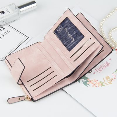 2023 Leather Women Wallet Hasp Small and Slim Coin Pocket Purse Women Wallets Cards Holders Luxury Brand Wallets Designer Purse