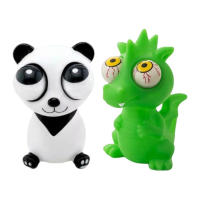 Panda Eye Popping Dinosaur Squeeze Toy Stress Reliever Antistress Fidget Halloween Christmas Children Kids Party Favors Gifts elegantly