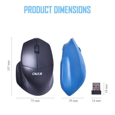 OKER G920 Bluetooth&2.4G double channels wireless mouse
